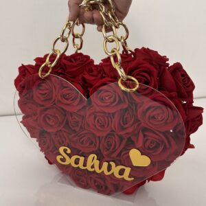 Kalpli حقيبة / شنطة دبشLı Gül تنسيق وردMız | دبش عروس فخم - تجهيزات ملكة سعودية