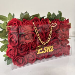 حقيبة / شنطة دبشLı ورد تنسيق وردMız | دبش عروس فخم - تجهيزات ملكة سعودية