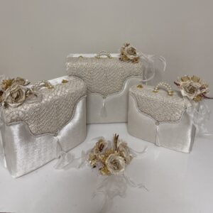 حقيبة / شنطة دبش صندوق ملكي طقم | دبش عروس فخم - تجهيزات ملكة سعودية