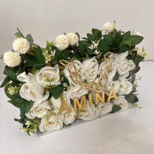 حقيبة / شنطة دبشLı ورد  تنسيق ورد | دبش عروس فخم - تجهيزات ملكة سعودية