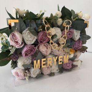 حقيبة / شنطة دبشLı ورد تنسيق ورد | دبش عروس فخم - تجهيزات ملكة سعودية